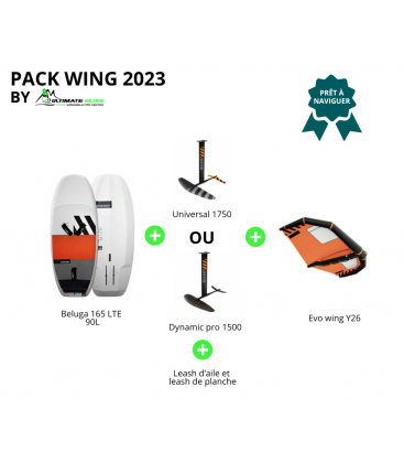 PACK RRD BELUGA LTE + UNIVERSAL 1750 OU DYNAMIC PRO 1500 +  EVO WING Y26