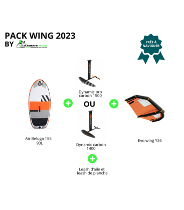 PACK RRD AIR BELUGA + DYNAMIC PRO CARBON 1500 OU DYNAMIC CARBON 1400 +  EVO WING Y26