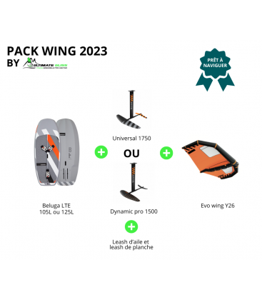 PACK RRD BELUGA LTE Y27 + UNIVERSAL 1750 OU DYNAMIC PRO 1500 +  EVO WING Y26