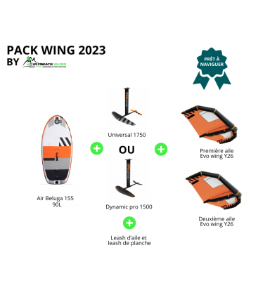 PACK RRD AIR BELUGA + UNIVERSAL 1750 OU DYNAMIC PRO 1500 + 2*EVO WING Y26